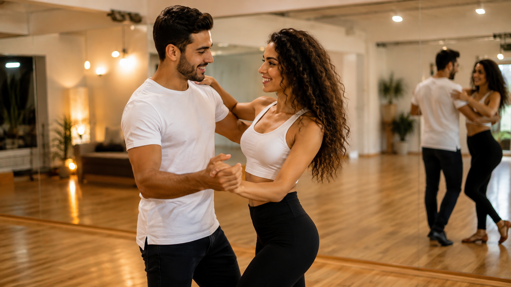 שיעורי ריקוד לזוגות בסלסה ובצ'אטה בסטודיו לריקוד